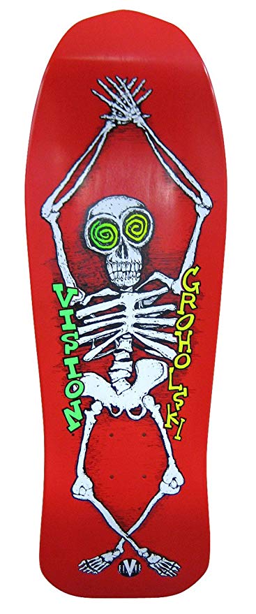 Vision Groholski Skeleton Reissue Skateboard Deck 9.75