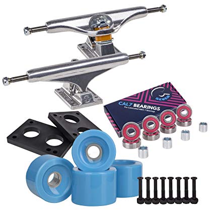 Cal 7 Skateboard Combo, Independent Trucks with Abec 7 65mm Wheels