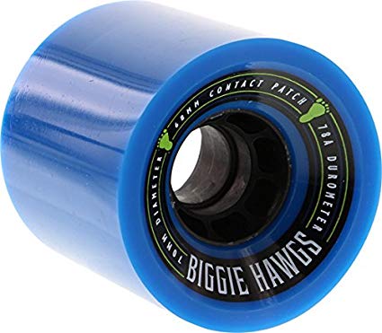 Hawgs Wheels Biggie Blue Skateboard Wheels - 70mm 78a (Set of 4)