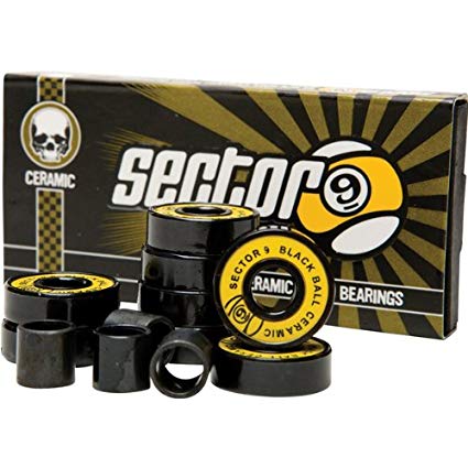 Sector 9 Ceramic Bearing Skateboard Accessories - Assorted / Set of 8