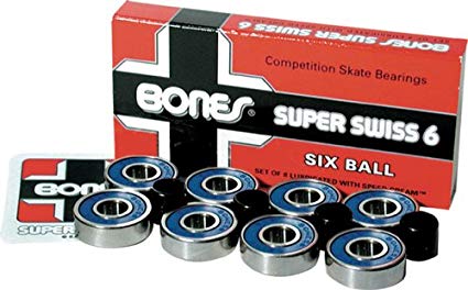 Bones Super Swiss 6 Competition Skate Bearings(8mm)