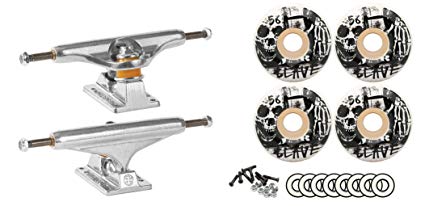 INDEPENDENT 139MM Trucks SLAVE 56MM 99A ECONOSLAVE Wheels BEARINGS Package