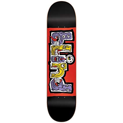 Blind 10011883 Hungry Black/Red Deck Skateboard, Black/Red, Size 7.75