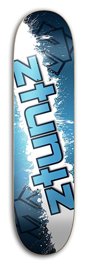 ZtuntZ Skateboards Park Logo Blue Skateboard
